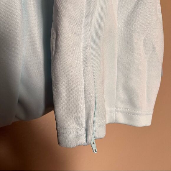 adidas Light Blue Tiro 21Trackpant with Purple/Brown Stripes & Ankle Zip Size 3X - Picture 9 of 13